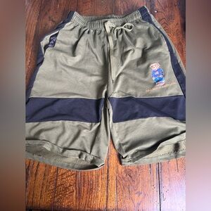 Ralph Lauren Olive and Black Polo Bear Shorts XL